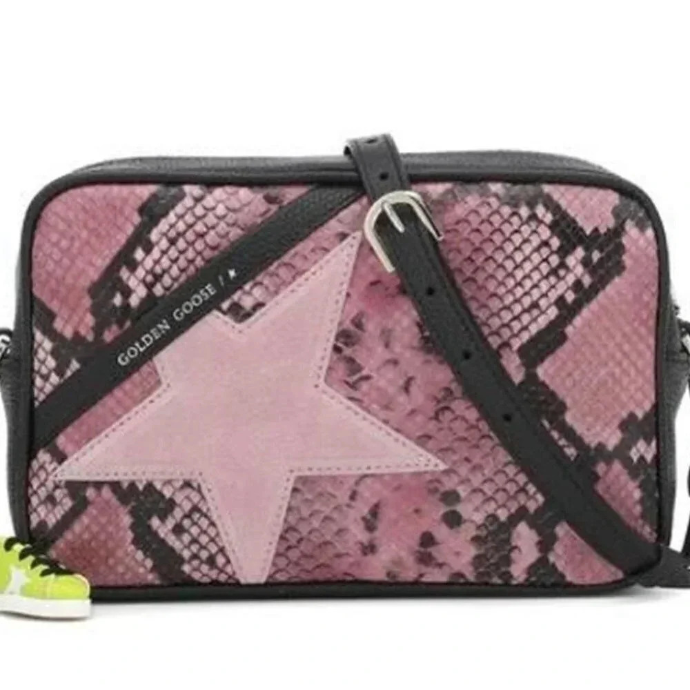 Leather Star Golden Goose Shoulder Bag